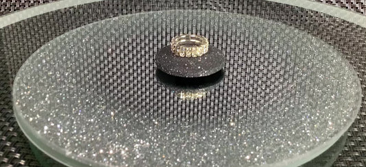 Brillanz Ring / silber/ Größe 17 / Elastisch